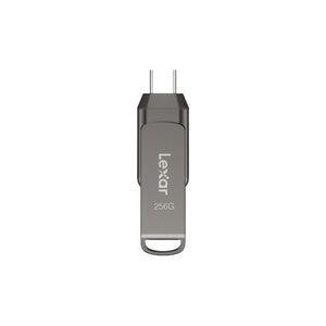 Lexar JumpDrive LJDD400256G-BNQNG USB flash drive 256 GB USB Type-C 3.2 Gen 1 (3.1 Gen 1) Grey