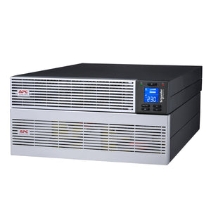 APC Easy UPS On-Line, 6kVA/6kW, Lithium-ion, Rack/Tower 5U, 230V, 1 Hard wire (1P+N+E) outlet, Intelligent Card Slot, Extended runtime, W/ rail kit
