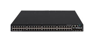 HPE Networking Comware Switch 48p 10/100/1000BASE-T 4p SFP+ 1G/10G 1-slot 2xFan 2xPSU TAA 5520HI
