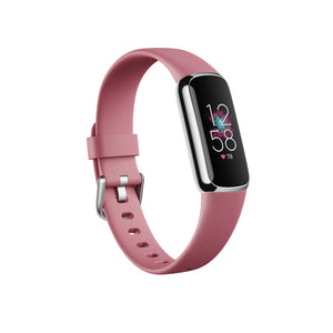Fitbit Luxe AMOLED Wristband activity tracker Pink, Platinum
