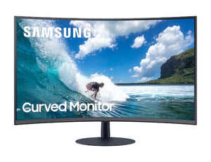 Samsung C24T550FDU computer monitor 59.9 cm (23.6") 1920 x 1080 pixels Full HD LED Grey