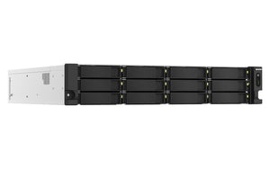 QNAP TS-H1887XU-RP NAS Rack (2U) Intel Xeon E E-2336 16 GB DDR4 0 TB QuTS hero Black, White