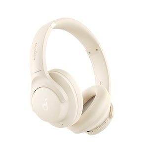 Soundcore Q20i Plus Hybrid Active Noise Cancelling Over-Ear Bluetooth Headphones - White