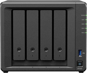 Synology DP340 NAS/storage server Desktop R1600 16 GB 32 TB HDD Black