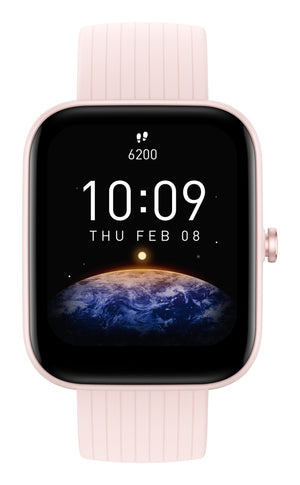 Amazfit Bip 3 Pro 4.29 cm (1.69") TFT 44 mm Digital 240 x 280 pixels Touchscreen Pink GPS (satellite)