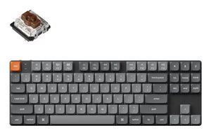Keychron K1 Max keyboard Universal USB + RF Wireless + Bluetooth QWERTY UK English Black