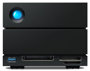 LaCie 2big Dock v2 disk array 60 TB Desktop Black