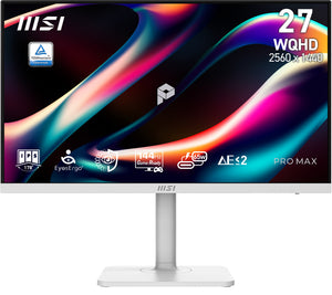 MSI PRO MAX 271QPHW E14 computer monitor 68.6 cm (27") 2560 x 1440 pixels Wide Quad HD LCD White