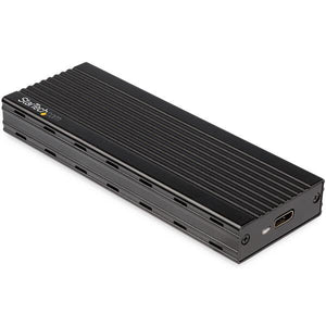 StarTech.com USB-C 10Gbps to M.2 NVMe SSD Enclosure - Portable External M.2 NGFF PCIe Aluminum Case - 1GB/s Read/Write - Supports 2230, 2242, 2260, 2280 - TB3 Compatible - Mac & PC - TAA