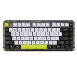 ASUS Jelly75 KD201 keyboard Universal USB + RF Wireless + Bluetooth Green, White, Black