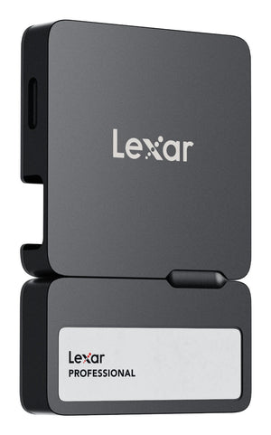 Lexar Professional Go Portable SSD with Hub 1 TB USB Type-C 3.2 Gen 2 (3.1 Gen 2) Black