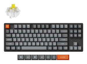Keychron K8 Max keyboard Universal USB + RF Wireless + Bluetooth QWERTY UK English Black