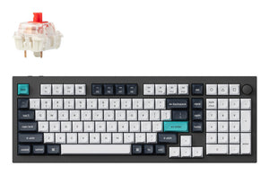 Keychron Q5 Max keyboard Universal USB + RF Wireless + Bluetooth QWERTY UK English Black, White