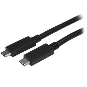 StarTech.com 3ft (1m) USB-C Cable, USB 10Gbps, 100W (5A) Power Delivery, 8K 60Hz / 4K 144Hz DP Alt Mode, USB-IF Certified - Thunderbolt Compatible