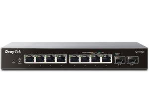 DrayTek VigorSwitch Q1100x Switch with 8 x 2.5GbE ports & 2 x 10Gbps SFP+ slots