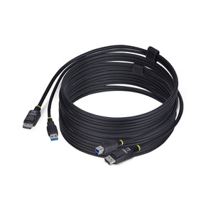 StarTech.com 10ft (3m) DisplayPort and USB 5Gbps KVM Cable, 4K 60Hz, Universally Compatible DP 1.2/USB 3.0 Combo Cable for KVM Switches