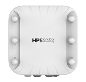 HPE Aruba Networking AP-518 (JP) Dual Radio 4x4/2x2 Wi-Fi 6 6xRPSMA Connectors Hardened AP