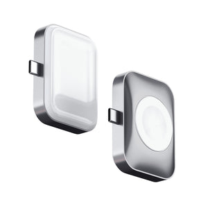 Satechi ST-UC2WCDM mobile device charger Headset, Smartwatch Silver, White USB Wireless charging Indoor