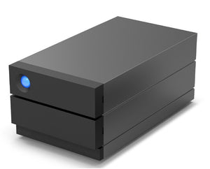 LaCie 2big Raid USB-C 40TB disk array Desktop Black