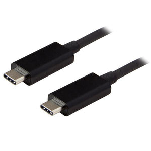 StarTech.com 3ft (1m) USB-C Cable, USB 10Gbps, 60W (3A) Power Delivery, 8K 60Hz / 4K 144Hz DP Alt Mode, USB-IF Certified - Thunderbolt Compatible