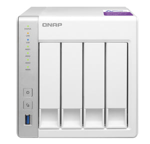 QNAP TS-431P NAS Tower Annapurna Labs AL212 1 GB DDR3 24 TB HDD QNAP Turbo System White