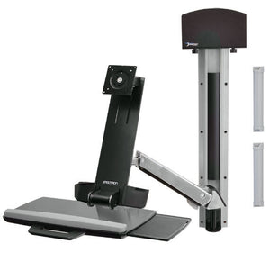 Ergotron Styleview Sit-Stand Combo System 61 cm (24") Wall Aluminium