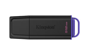 Kingston Technology DataTraveler 512GB Portable USB 3.2 Gen 1 Exodia Black/Purple