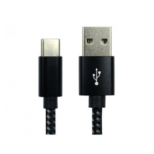 Cables Direct NLMOB-941BDBK USB cable USB 2.0 1 m USB A USB C Black
