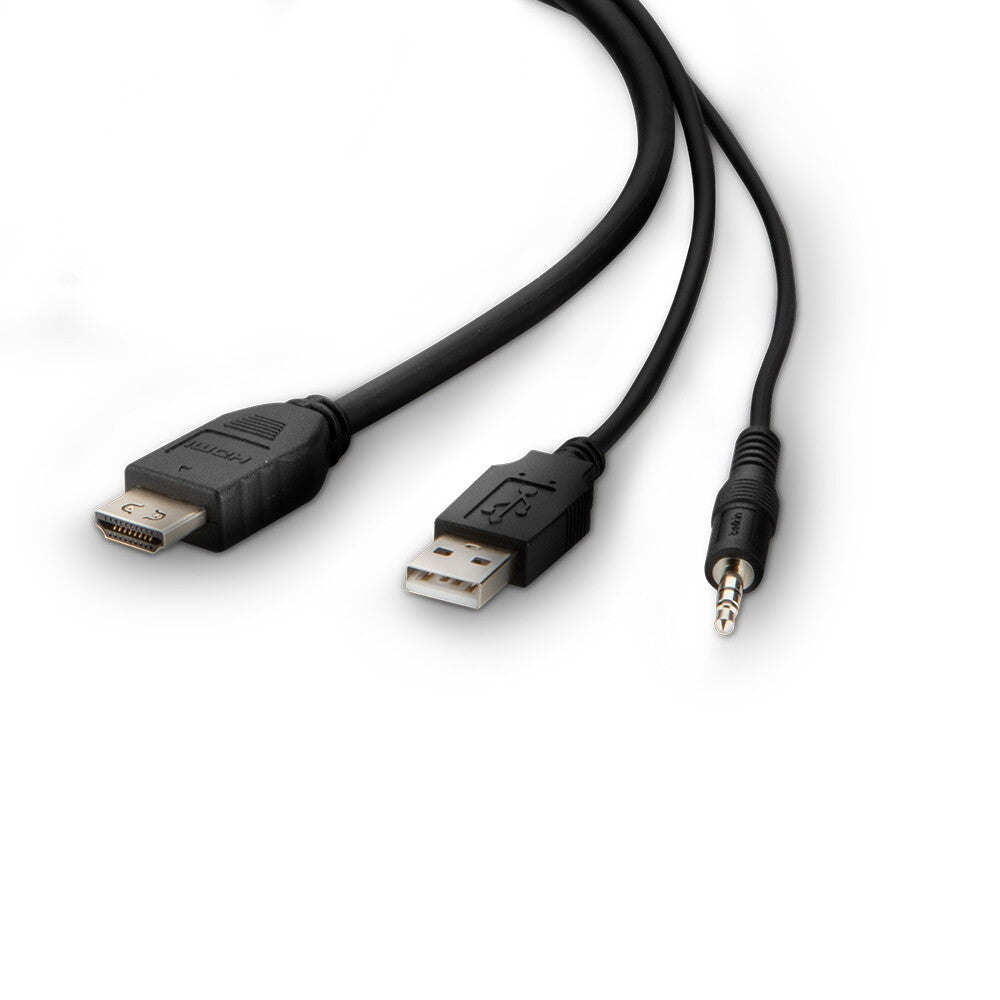 Belkin F1DN1CCBL-HH-10 KVM cable Black 3 m