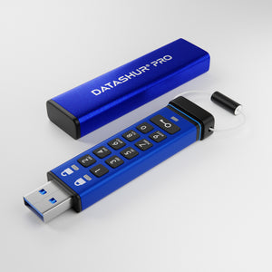 iStorage datAshur PRO 4 GB | Secure Flash Drive | FIPS 140-2 Level 3 Certified| NLNCSA DEP-V Certified | NATO Restricted Certified |AES-XTS 256-bit Hardware Encryption | PIN protected | Dust/Water Resistant