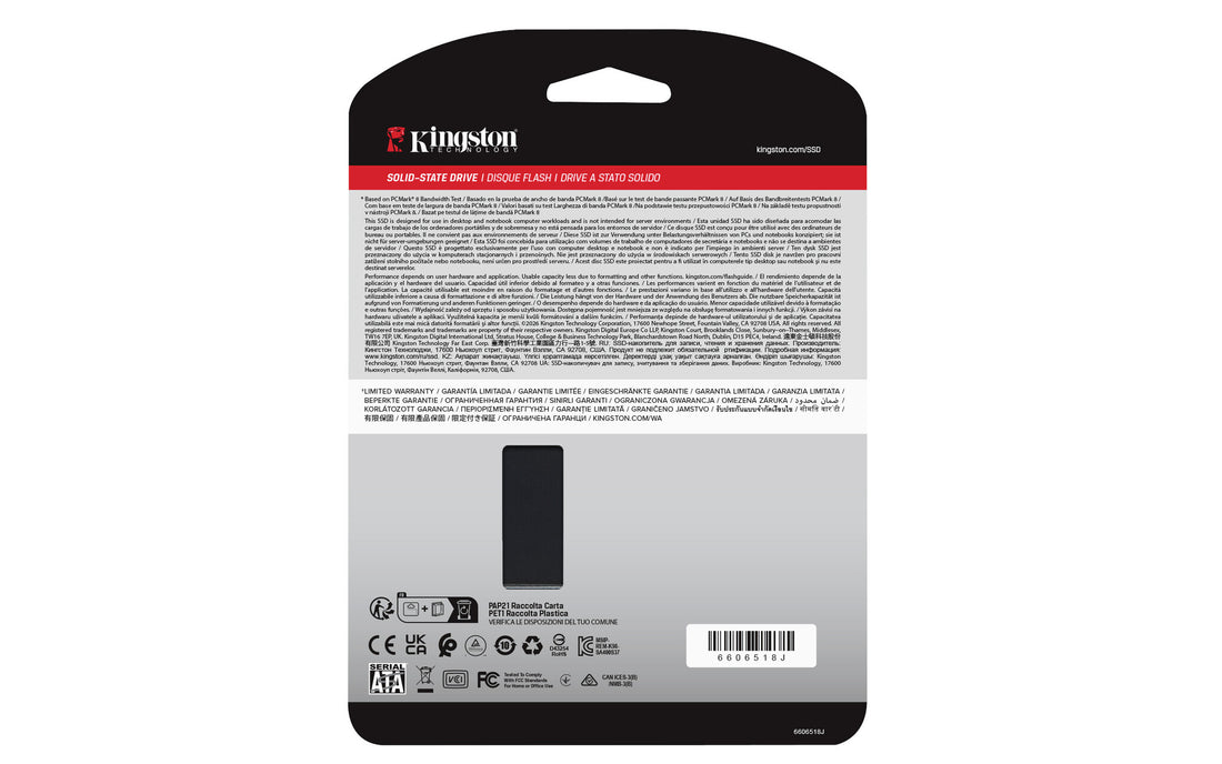 Kingston Technology A400 240 GB 2.5" Serial ATA III TLC