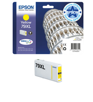 Epson Tower of Pisa Singlepack Yellow 79XL DURABrite Ultra Ink