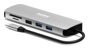 Port Designs 900164 laptop dock/port replicator Wired USB 3.2 Gen 1 (3.1 Gen 1) Type-C Stainless steel