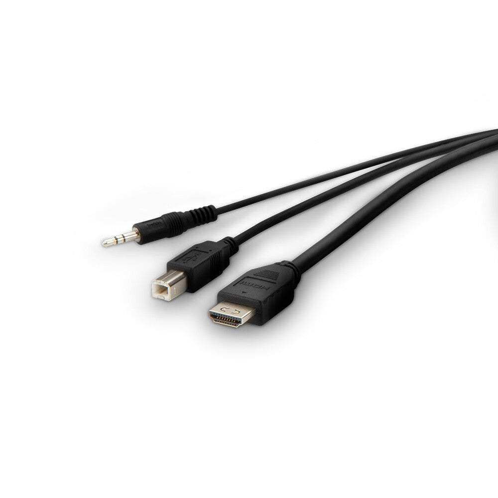 Belkin F1DN1CCBL-HH-10 KVM cable Black 3 m