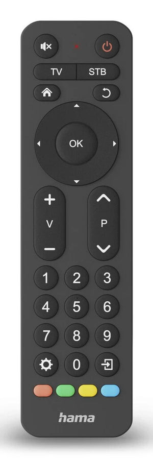Hama 00221056 remote control IR Wireless TV Press buttons