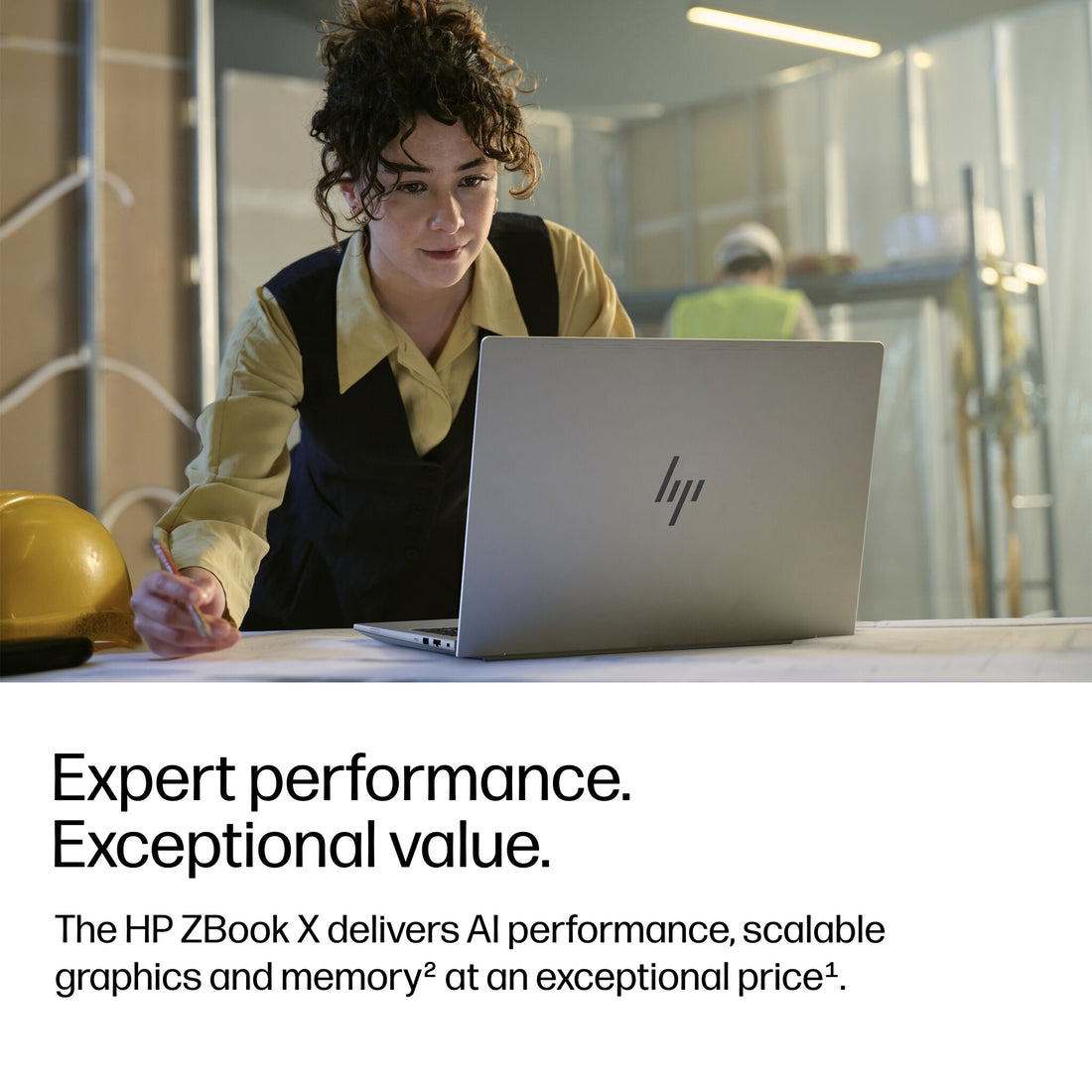 HP DX1L3EA laptop Copilot+ PC Intel Core Ultra 7 40.6 cm (16") 2.5K 48 GB DDR5-SDRAM 1 TB SSD NVIDIA RTX PRO 1000 Blackwell Wi-Fi 7 (802.11be) Windows 11 Pro AI Workstation, AI PC Silver