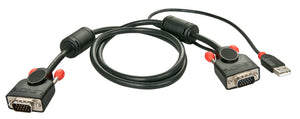 Lindy KVM system cable KVM Switch Combo Series USB 1m
