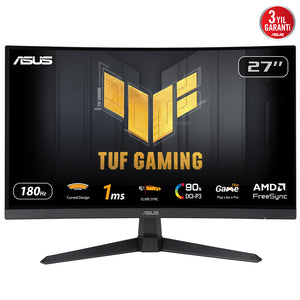 ASUS TUF Gaming VG27VQ3B computer monitor 68.6 cm (27") 1920 x 1080 pixels Full HD LCD Black