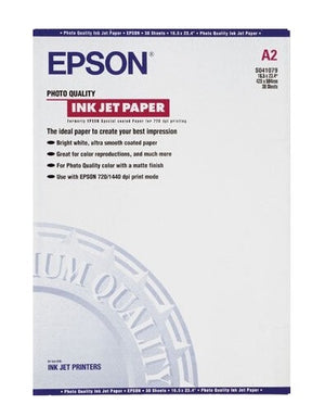 Epson Photo Quality Ink Jet Paper, DIN A2, 102g/m2, 30 Sheets