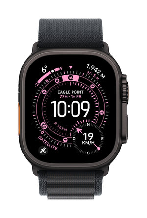 Apple MG9G4ZM/A smart wearable accessory Band Black Titanium, Polyester, Spandex