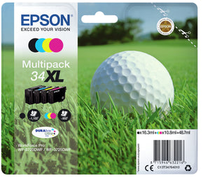 Epson Golf ball 34XL DURABrite Ultra Multipack 4-colours Ink