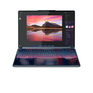 Lenovo Yoga Book 9 14IAH10 Intel Core Ultra 7 255H Hybrid (2-in-1) 35.6 cm (14") Touchscreen 2.8K 32 GB LPDDR5x-SDRAM 1 TB SSD Wi-Fi 7 (802.11be) Windows 11 Home Teal English