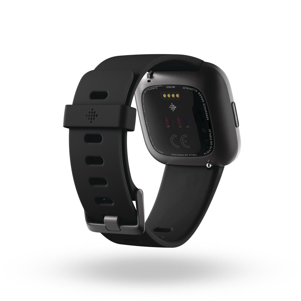 Fitbit Versa 2 3.55 cm (1.4") AMOLED 40 mm Digital 300 x 300 pixels Touchscreen Black, Grey Wi-Fi
