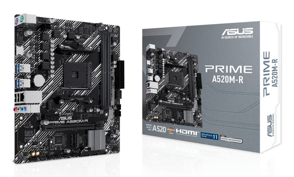 ASUS PRIME A520M-R AMD A520 Socket AM4 micro ATX
