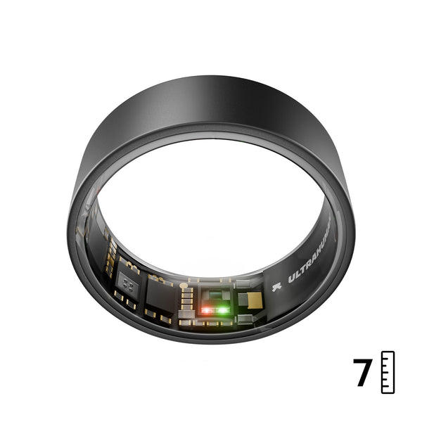 Ultrahuman Ring AIR – Sleep and Fitness Tracker, Smart Ring for Men and Women, No app fee for standard features, Up to 6 days battery life (Size 7 )