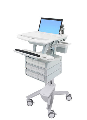 Ergotron StyleView Aluminium, Grey, White Laptop Multimedia cart