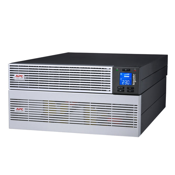 APC Easy UPS On-Line, 6kVA/6kW, Lithium-ion, Rack/Tower 5U, 230V, 1 Hard wire (1P+N+E) outlet, Intelligent Card Slot, Extended runtime, W/ rail kit