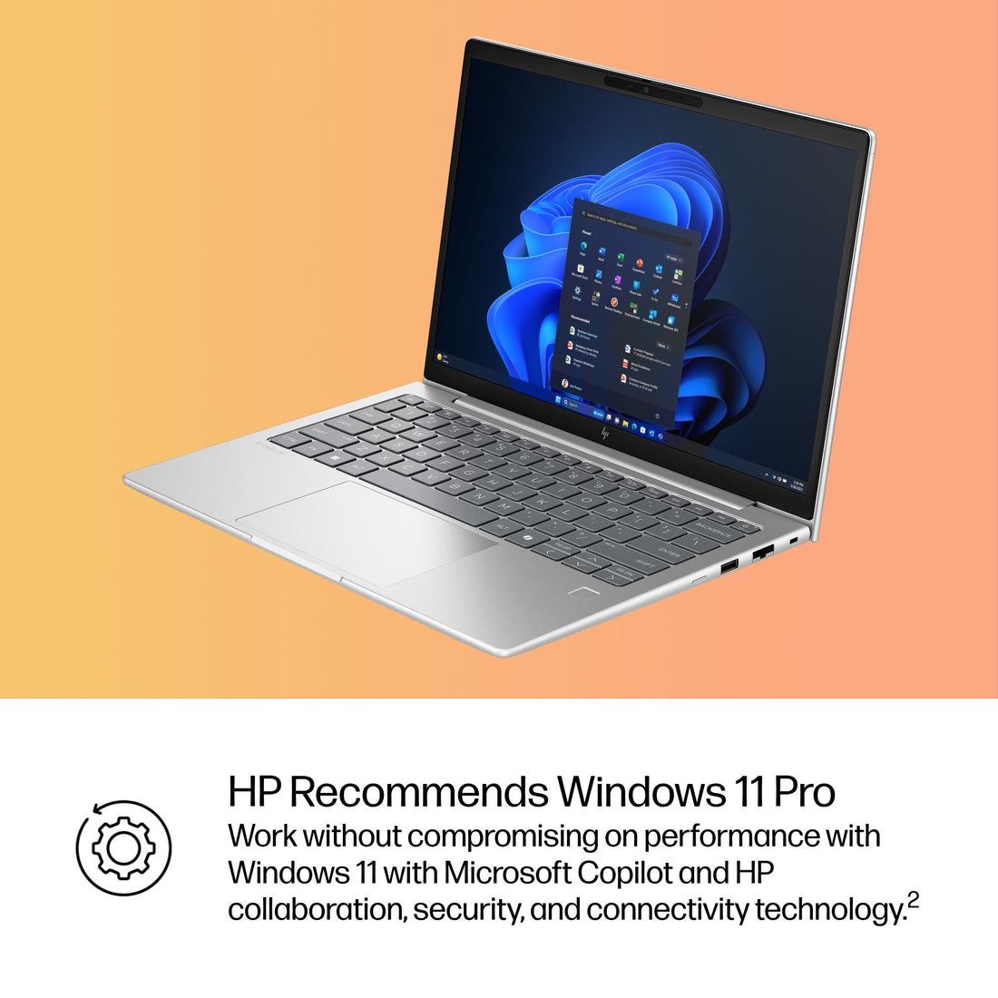 HP EliteBook 6 G1i AI PC Intel Core Ultra 5 225U Laptop 33.8 cm (13.3") WUXGA 16 GB DDR5-SDRAM 512 GB SSD Wi-Fi 7 (802.11be) Windows 11 Pro Silver