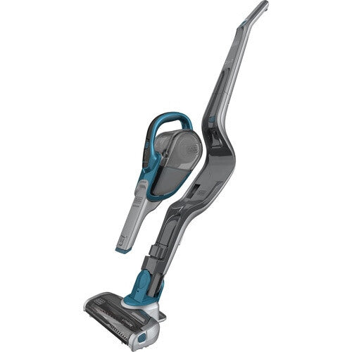 Black & Decker SVJ520BFS-GB stick vacuum/electric broom 2-in-1 stick vacuum Battery Dry Bagless 0.5 L Black, Blue, Grey 2 Ah