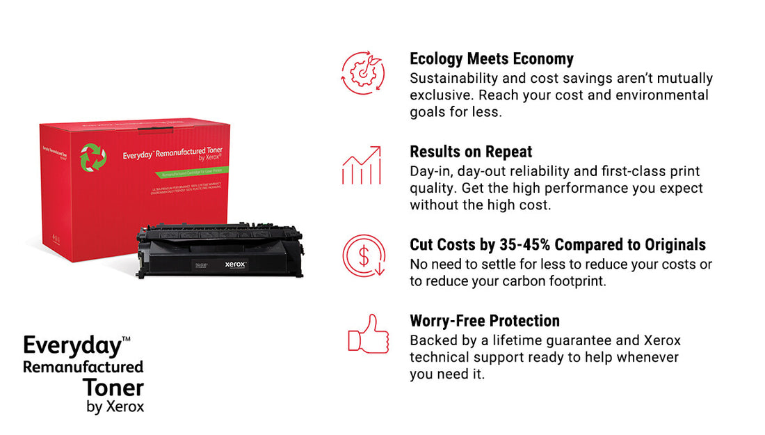 Everyday™ Yellow Remanufactured Toner by Xerox compatible with Brother TN247Y, High capacity